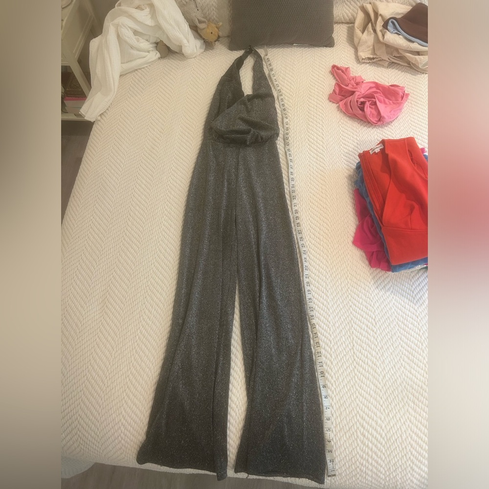 Saffron Cowl Neck Jumpsuit from Superdown! gently used!
